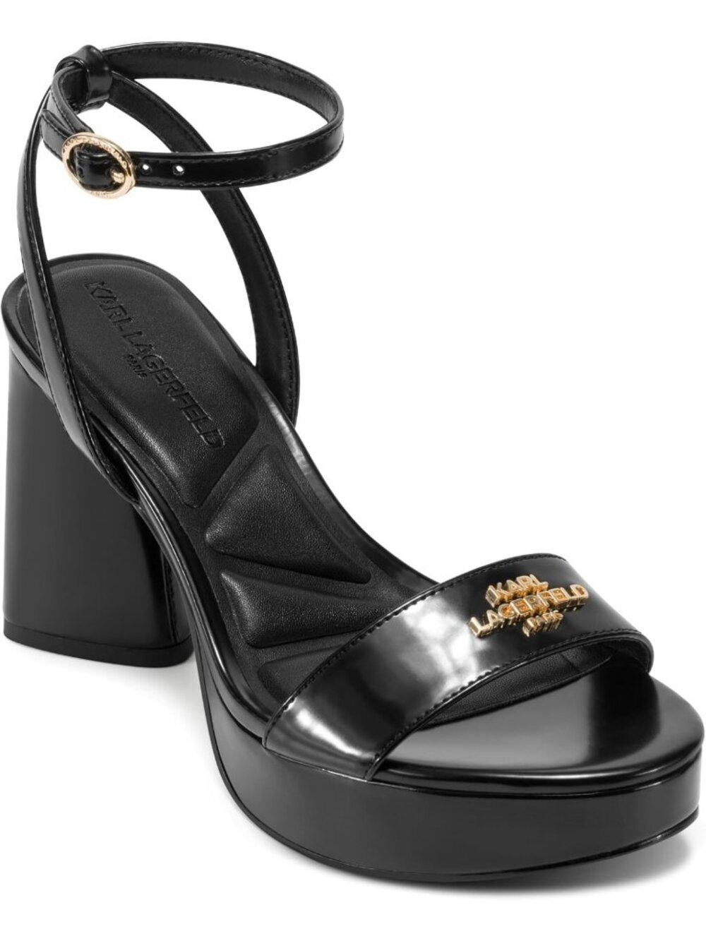 Chic Women's Platform Heels with Logo Design - Stylish & Comfortable Footwear